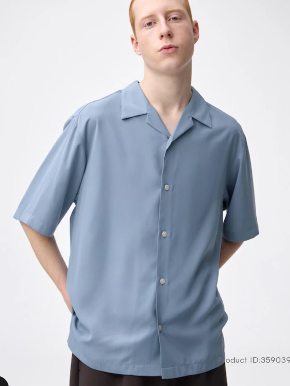 NWT GU Dry Open Collar Shirt | Half Sleeve - size M